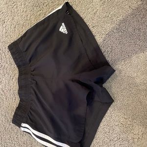 Black adidas shorts